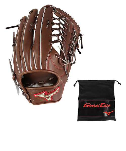 ミズノ（MIZUNO）硬式用グラブ 外野手用 野球グローブ グローバル