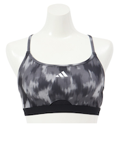 アディダス（adidas）Aeroreact トレーニング エッセンシャルズ ライトサポート フラワープリント ブラ JSD13-IS6734