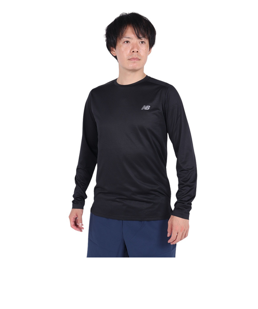 ニューバランス(new balance)Sport Essentials ラン ロングスリーブTシャツ MT41225BK