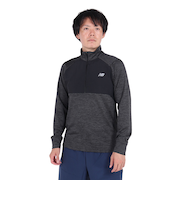 ニューバランス（new balance）Heat Grid クオータージップトップ MT43204BK