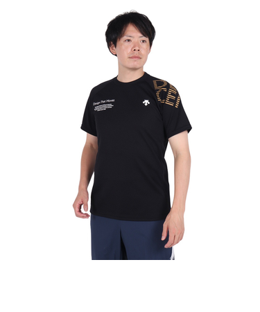 デサント（DESCENTE）バレーボールウェア 半袖シャツ DV4FHTX1UB BKBW