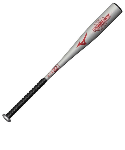 ミズノ（MIZUNO）少年軟式用バット 野球 ウィルドライブ レッド×ヒッ
