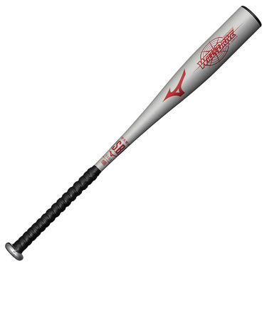 ミズノ（MIZUNO）少年軟式用バット 野球 ウィルドライブ レッド×ヒッティングナビ トップ 74cm/460g 1CJMY17674 03