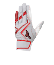ミズノ(MIZUNO)バッティング用グローブ ジュニア 野球 両手用 ウィルドライブ レッドJr 24AW 1EJEY54505