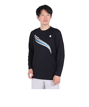 ルコックスポルティフ（lecoqsportif）テニスウェア プラクティス 長袖シャツ ロングスリーブ LN4FLT10M BK00