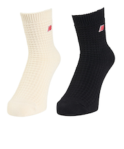 ニューバランス（new balance）ワッフルニット アンクルソックス 2足組 LAS42132AS4