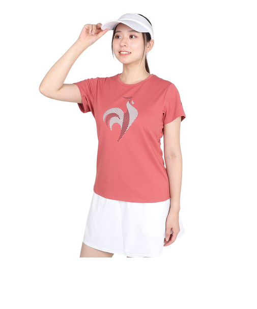 ルコックスポルティフ（lecoqsportif）テニスウェア プラクティスシャツ LN4FHT52L PK00