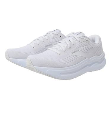ブルックス（BROOKS）ランニングシューズ ゴーストマックス2 ホワイト BRM4313 W スニーカー ジョギングシューズ ウォーキング トレーニング 厚…