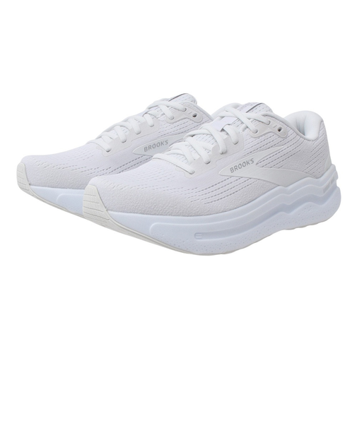 ブルックス（BROOKS）ランニングシューズ ゴーストマックス2 ホワイト BRM4313 W スニーカー ジョギングシューズ ウォーキング トレーニング 厚…