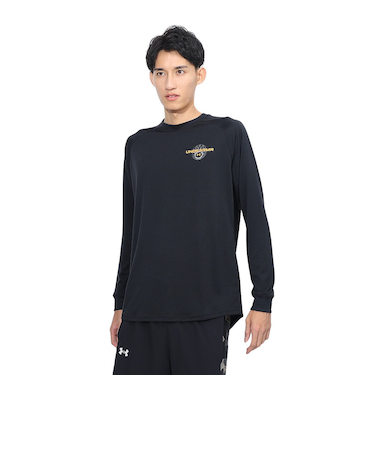アンダーアーマー（UNDER ARMOUR）バスケットボールウェア テック ロゴ ロングスリーブ Tシャツ 1388345 001