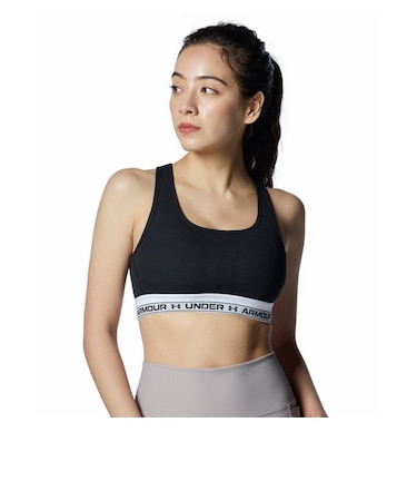 アンダーアーマー（UNDER ARMOUR）リブ ワードマーク ブラ ミディアムサポート 1388357 001