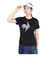 ルコックスポルティフ（lecoqsportif）テニスウェア 半袖 プラクティスシャツ LN4FHT52L BK00