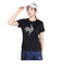 ルコックスポルティフ（lecoqsportif）テニスウェア 半袖 プラクティスシャツ LN4FHT52L BK00