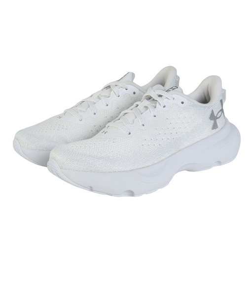 アンダーアーマー（UNDER ARMOUR）ランニングシューズ インフィニット ホワイト 3027524 101 スニーカー ジョグ 柔軟性 クッション性
