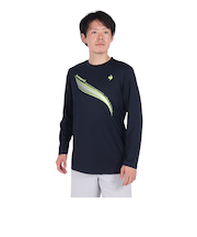 ルコックスポルティフ（lecoqsportif）テニスウェア プラクティス長袖シャツ ロングスリーブ LN4FLT10M NV00