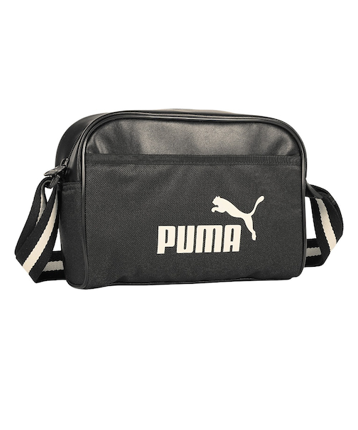 プーマ（PUMA）キャンパス リポーター S ショルダーバッグ 07882601 3L 黒 手持ち 肩掛け