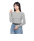 エルケクス（ELKEX）ロングスリーブ クルーネック Tシャツ EKL4FA0019 WHXBL