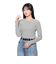 エルケクス（ELKEX）ロングスリーブ クルーネック Tシャツ EKL4FA0019 WHXBL