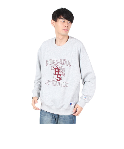 ラッセル（RUSSELL）カレッジベア スウェット ワイド RBM24F0014 MGRY