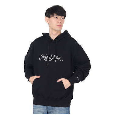 ニューエラ（NEW ERA）裏毛 オーバーサイズド スウェット プルオーバーフーディー New York Magazine 14350604