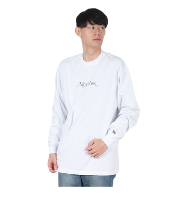 ニューエラ（NEW ERA）長袖 オーバーサイズド コットン Tシャツ New York Magazine 14350606