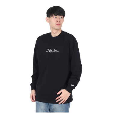 ニューエラ（NEW ERA）長袖 オーバーサイズド コットン Tシャツ New York Magazine 14350607