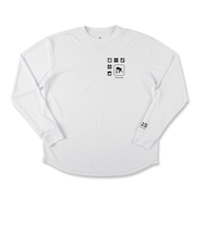エゴザル（EGOZARU）バスケットボールウェア APPアイコン ロングスリーブ Tシャツ EZFW24ULS015C002
