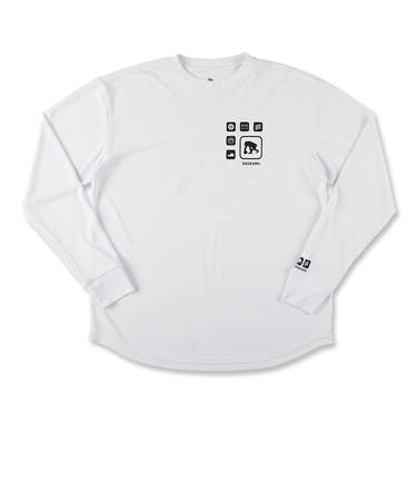 エゴザル（EGOZARU）バスケットボールウェア APPアイコン ロングスリーブ Tシャツ EZFW24ULS015C002