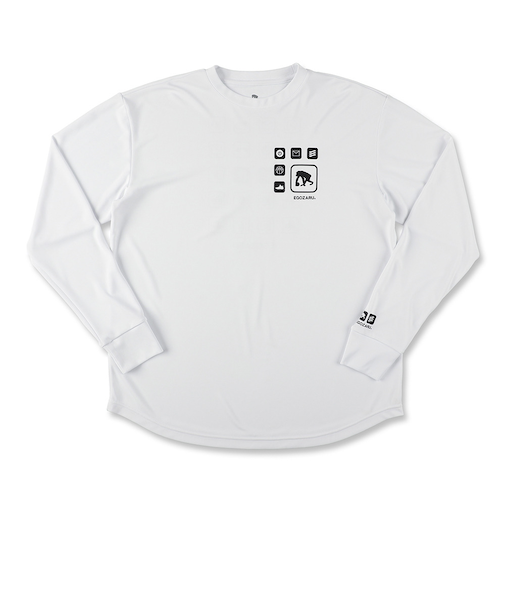 エゴザル（EGOZARU）バスケットボールウェア APPアイコン ロングスリーブ Tシャツ EZFW24ULS015C002