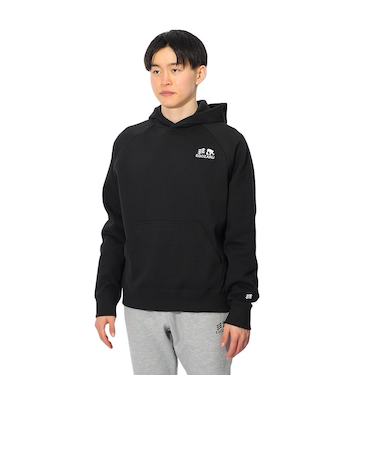 エゴザル（EGOZARU）バスケットボールウェア ダブルフェイス スウェット プルオーバー パーカ EZFW24USW002C001
