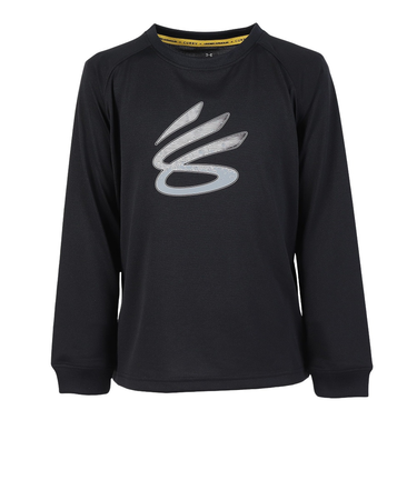 アンダーアーマー(UNDER ARMOUR)バスケットボールウェア ジュニア カリー テック ロングスリーブ Tシャツ 1388350 001