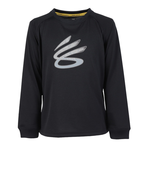 アンダーアーマー(UNDER ARMOUR)バスケットボールウェア ジュニア カリー テック ロングスリーブ Tシャツ 1388350 001
