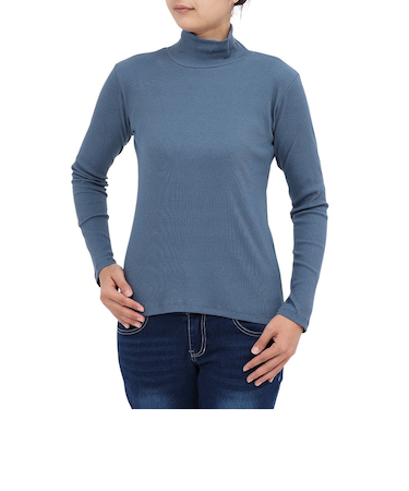 エルケクス（ELKEX）長袖 タートルネックTシャツ EKL4FA0020 BLU