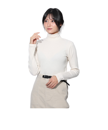 エルケクス（ELKEX）長袖 タートルネックTシャツ EKL4FA0020 OWHT