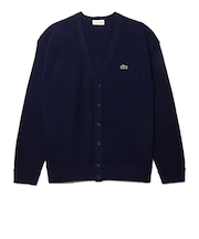 ラコステ（LACOSTE）ガーター編みVネックカーディガン AH0397-99166
