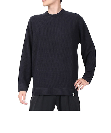 エルケクス（ELKEX）POPCORN 長袖クルーニット EKM4FA0012 NVY