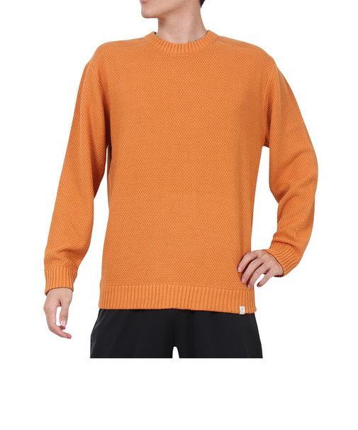 エルケクス（ELKEX）POPCORN 長袖クルーニット EKM4FA0012 ORG