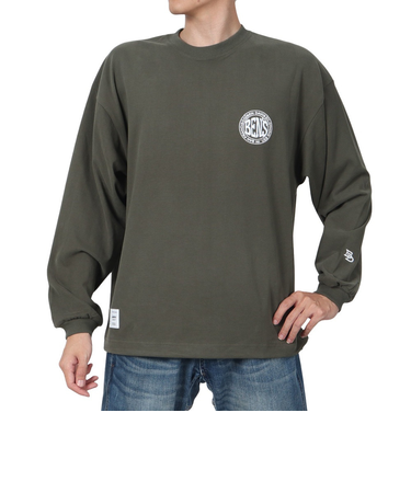 ベンデイビス（BEN DAVIS）サークルロゴ ロングスリーブTシャツ 24780036-KHA