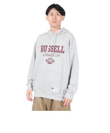 ラッセル（RUSSELL）カレッジアメフトボール フーディ RBM24F0018 MGRY