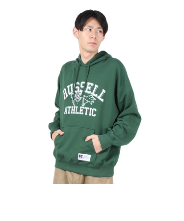 ラッセル（RUSSELL）アメフトベア フーディーパーカー RBM24F0019 GRN