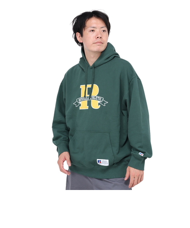 ラッセル（RUSSELL）カレッジR ロゴ フーディ RBM24F0020 GRN