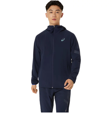 アシックス（ASICS）AIM-TRGストレッチウーブンフーディー 2031E722.400