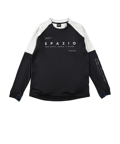 スパッツィオ(SPAZIO)サッカー フットサルウェア ジュニア 脇パネル ミッドトレーニングトップ GE-1039-02