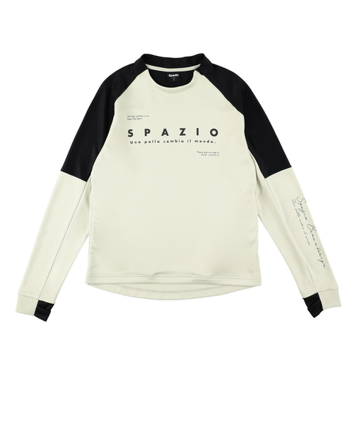 スパッツィオ（SPAZIO）サッカー フットサルウェア ジュニア 脇パネル ミッドトレーニングトップ GE-1039-09