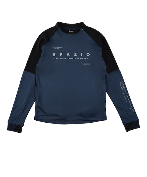 スパッツィオ（SPAZIO）サッカー フットサルウェア ジュニア 脇パネル ミッドトレーニングトップ GE-1039-21