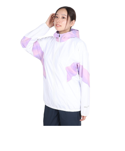 絶耐撥水 メッシュ ブレーカー ジャケット WB4F0024-TR855-GRSD WHT