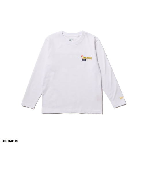 NEW ERA たべっ子どうぶつ 長袖Tシャツ ロンT 古着 プリント ゆるだぼ ニューエラ（NEW ERA）Youth 長袖 Tシャツ たべっ子どうぶつ TABEKKO