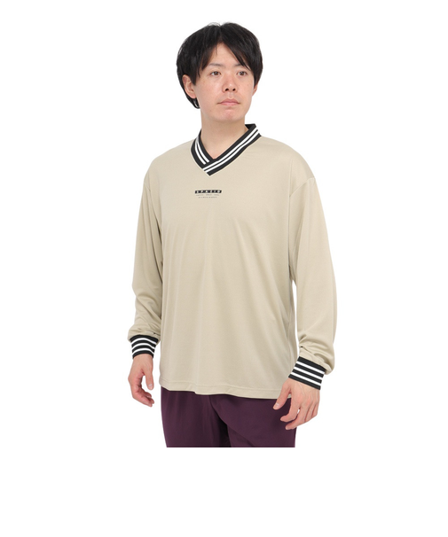 スパッツィオ（SPAZIO）サッカー フットサルウェア オーバーサイズ Vネック長袖プラシャツ GE-1037-09