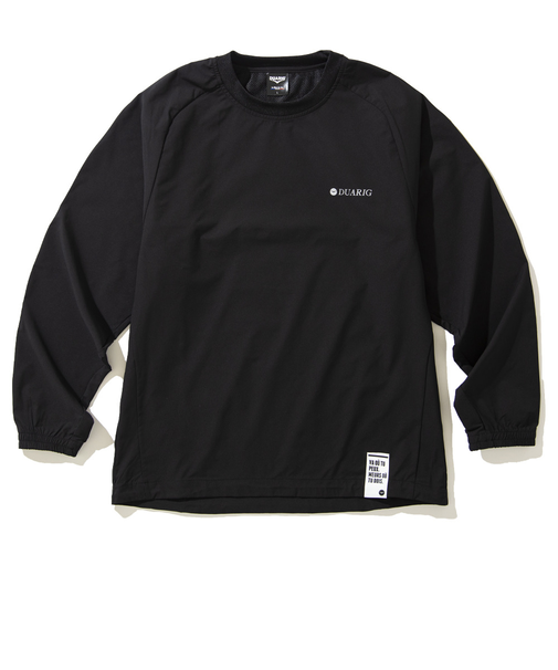 デュアリグ（DUARIG）絶耐撥水 UV ストレッチ プルオーバー 4F0016-TRSW-860SD BLK