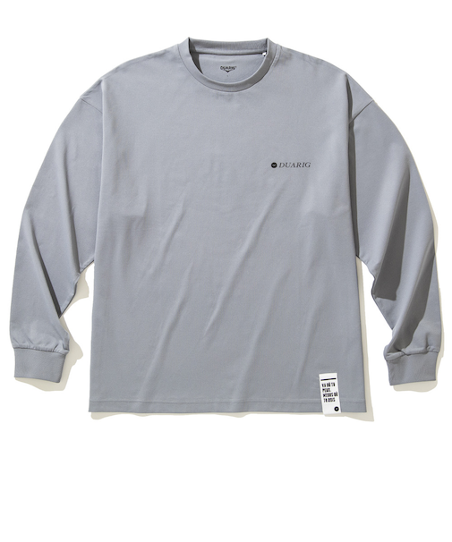 デュアリグ(DUARIG)クルーネック 長袖Tシャツ 4F0010-TRCT-863HD CGRY